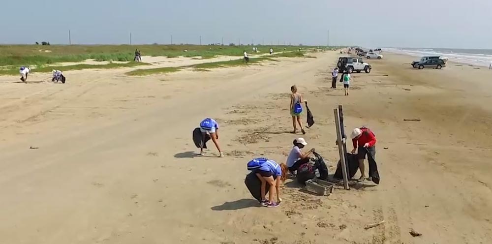Texas Beache Cleanups