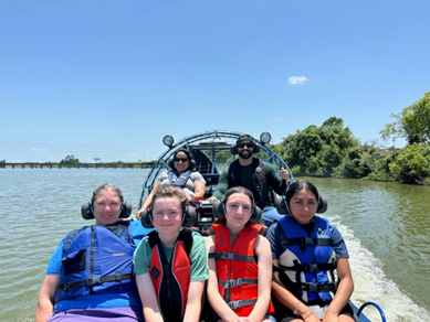 Wade Into Wetlands Summer Science Camp Eddie V. Gray Wetlands Center July, 2023