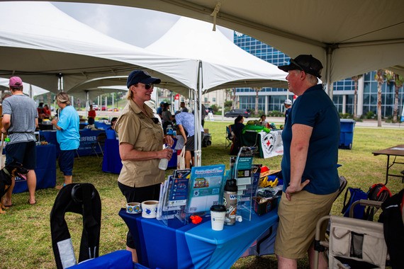 Commissioner Buckingham at the 2024 Texas Coastal Roundup