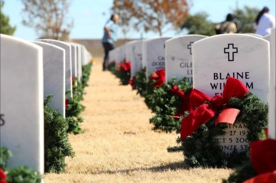 Wreaths laid at the Central Texas State Veterans Cemetery in Killeen