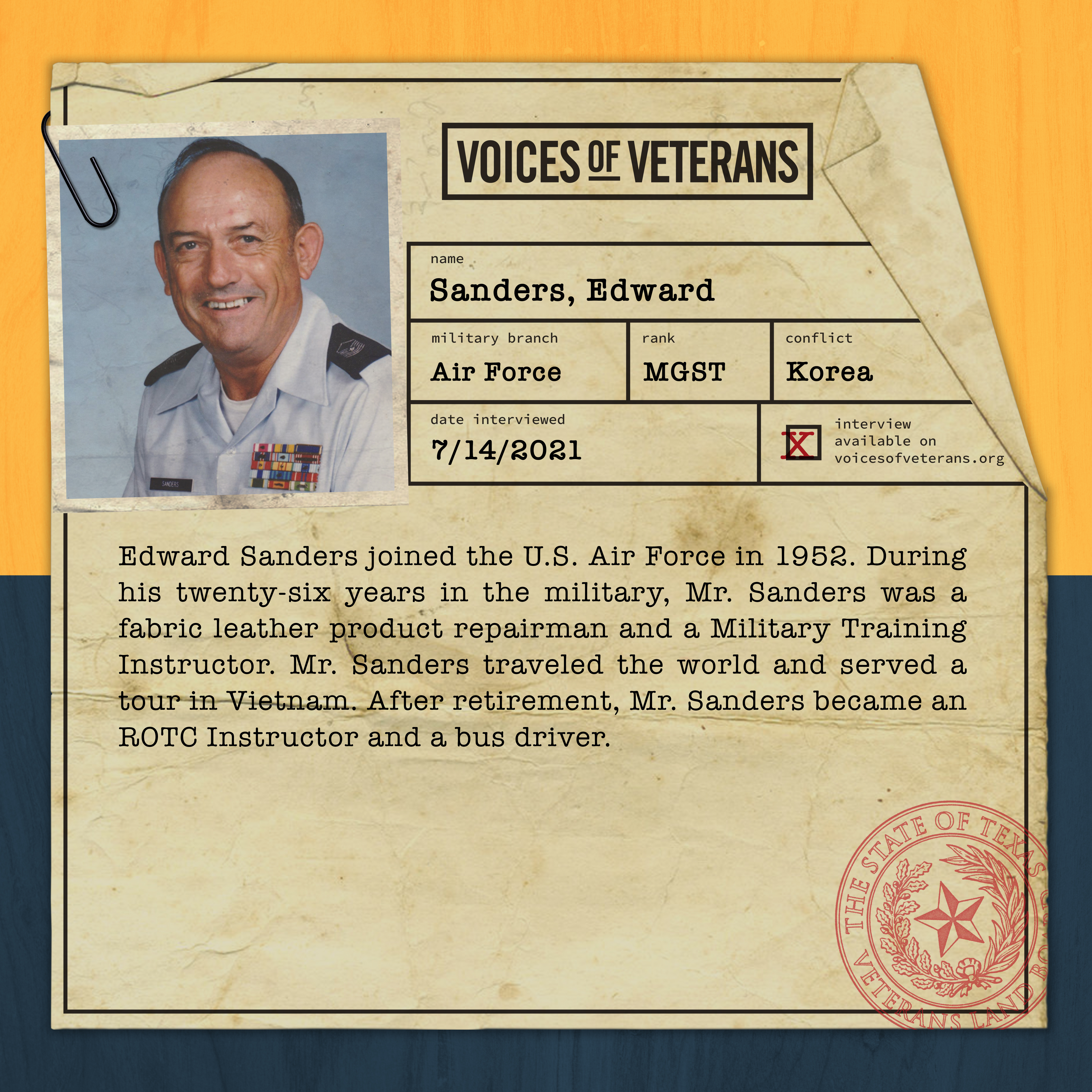Sanders Bio