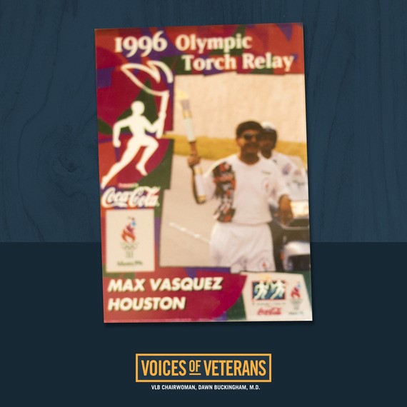 Voices of Veterans: Corporal Max Vasquez 1996 Olympic Torch Relay