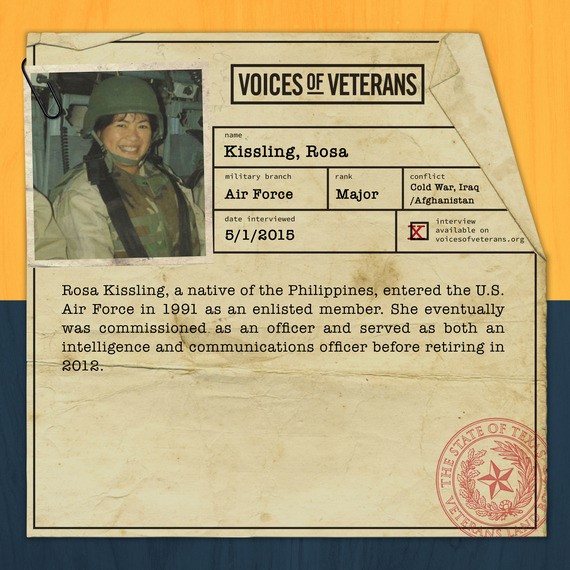 Voices of Veterans - Maj. Rosa Kissling United States Air Force - Profile