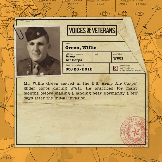 Willie Green Voices of Veterans Profile