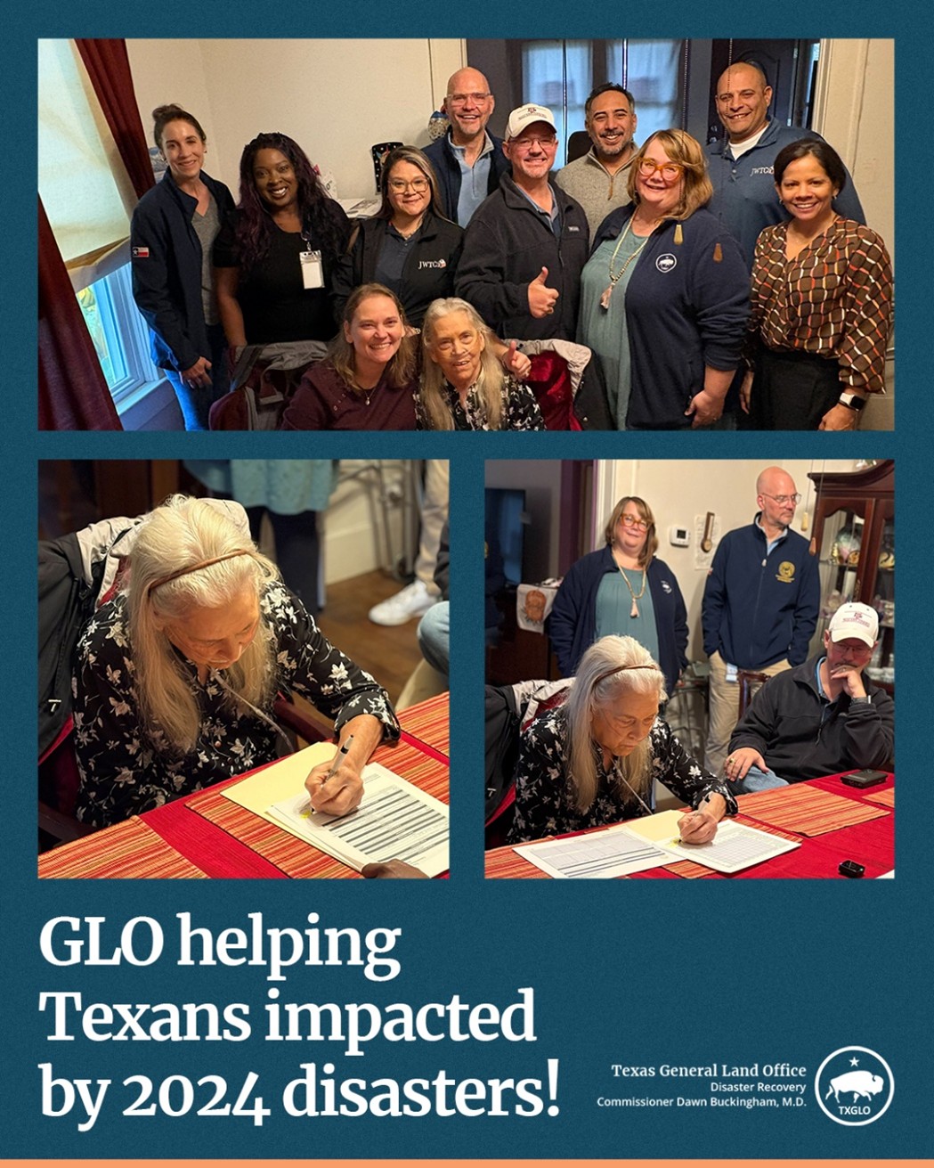 GLO Helping 2024 Disaster Victims