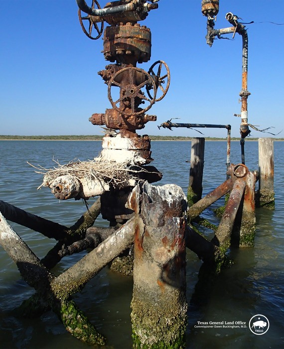 An orphaned well in Baffin Bay