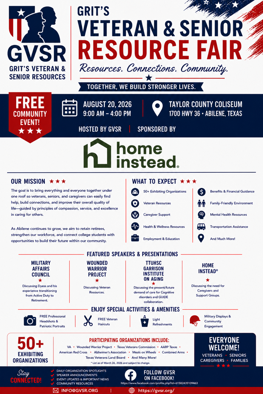GRIT's Resource Fair Flier