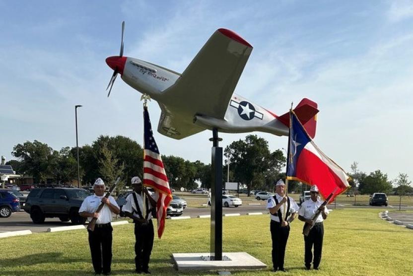 P-51C Mustang Replica Aircraft at the Tuskegee Airmen Veterans Home in Fort Worth