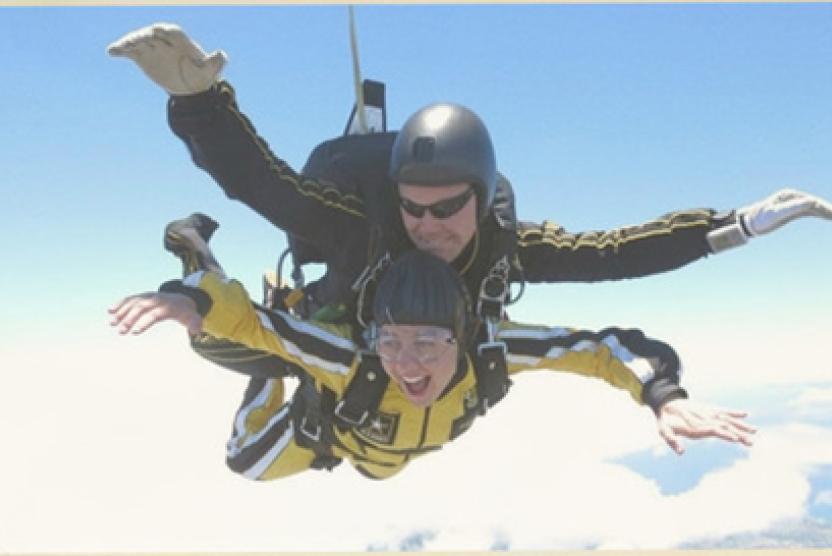 Voices of Veterans: Captain Havana Schmidt U.S. Army - Skydiving Cropped