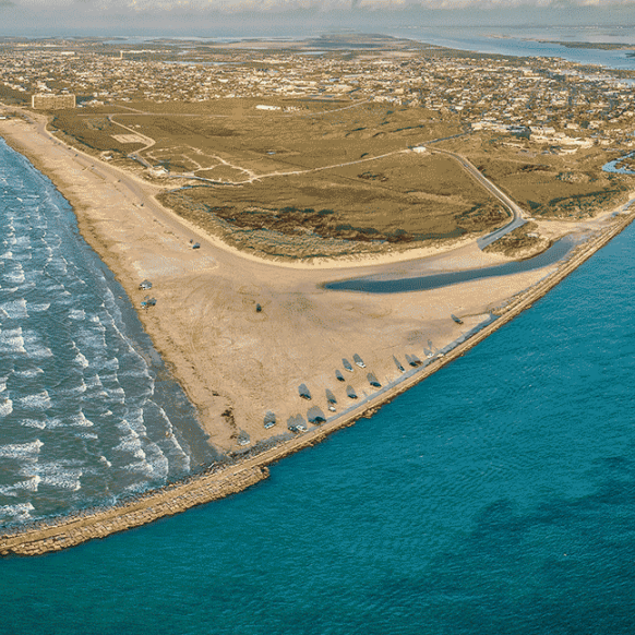 Clean Coast Texas Shoreline Image