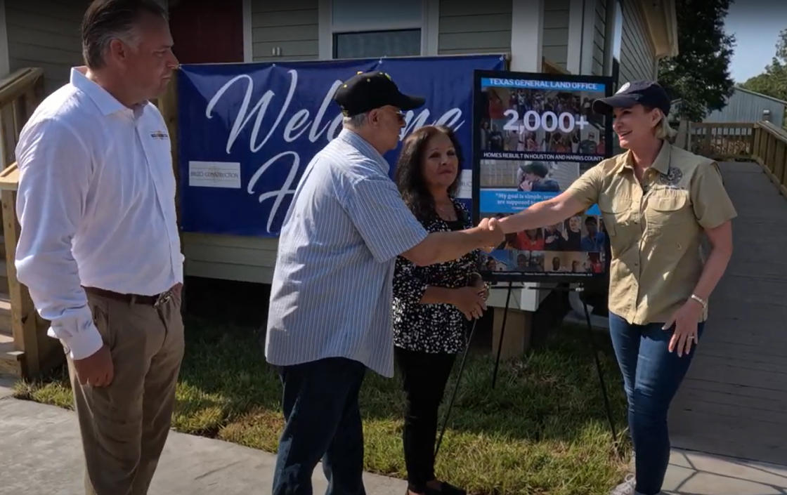 Commissioner Dawn Buckingham and Texas GLO Celebrate 2,000th Home Rebuilt in Houston and Harris County