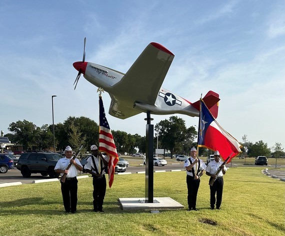 P-51C Mustang Replica Aircraft at the Tuskegee Airmen Veterans Home in Fort Worth