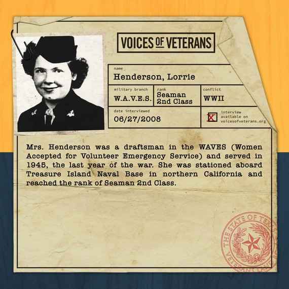 U.S. Navy Veteran Lorrie Henderson
